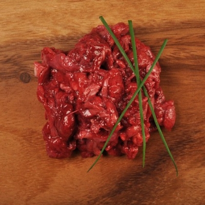 Poumon de bœuf en morceaux