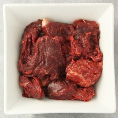 Viande de muscle de cheval en morceaux